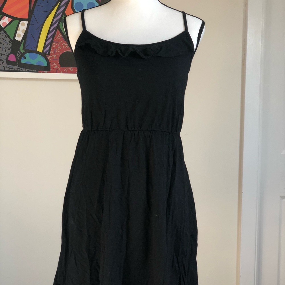 Loft Summer Black Dress
